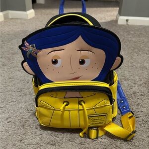 Loungefly Yellow and Blue Character Backpack